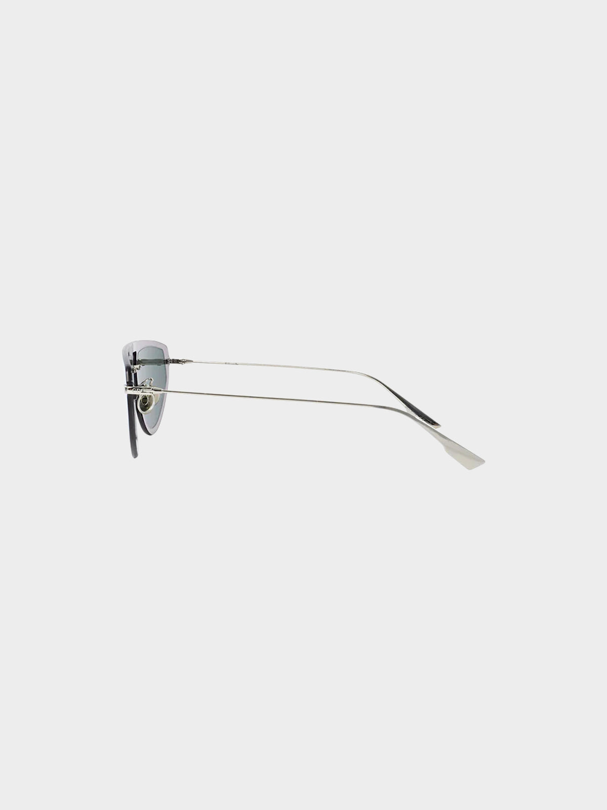 Christian Dior 2020s Gold and Blue DiorUltime2 Mirror Aviator Sunglasses