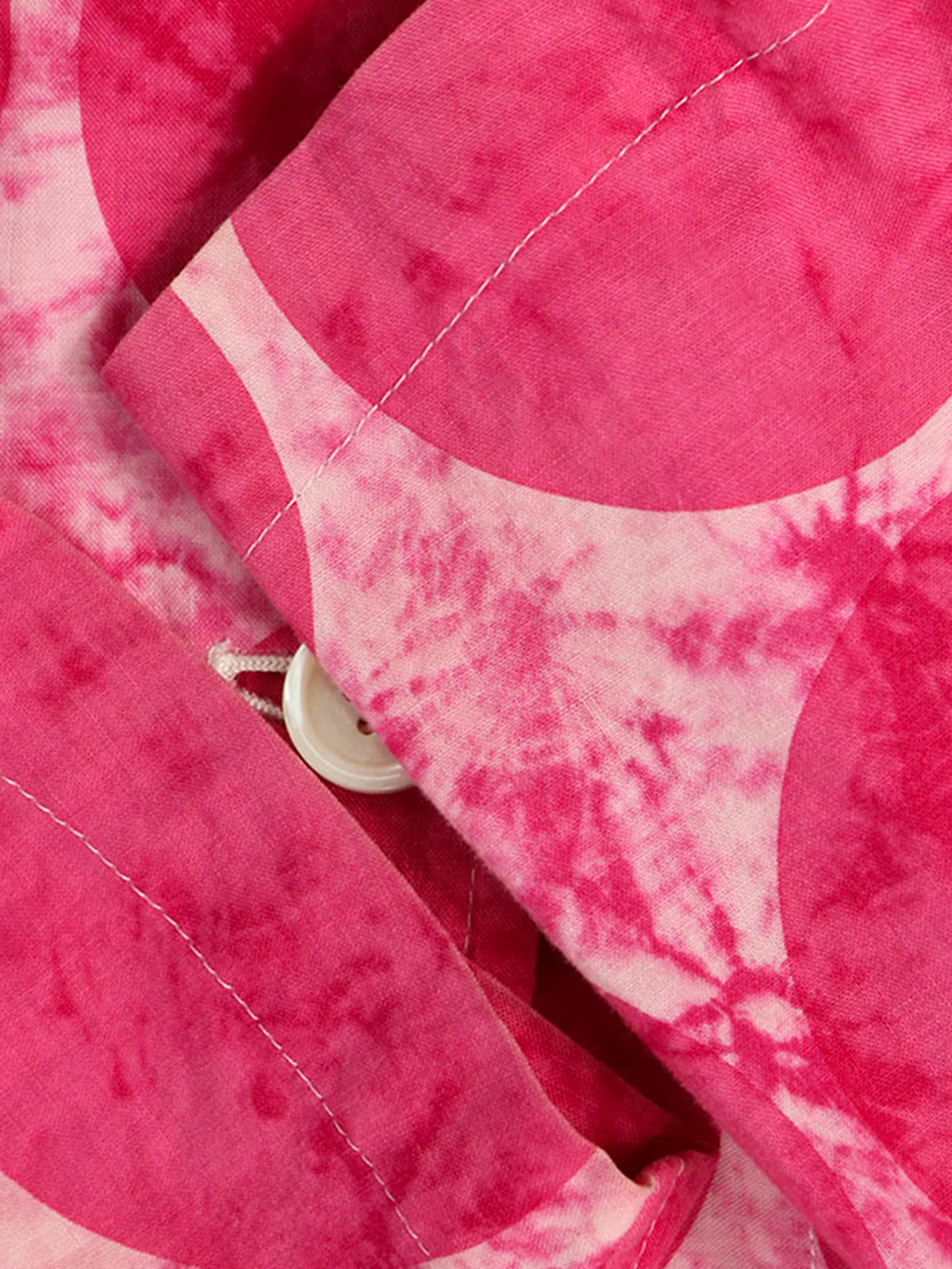Comme des Garçons Homme Plus SS 2001 Pink Polka Dot Tie-dye Effect Jacket