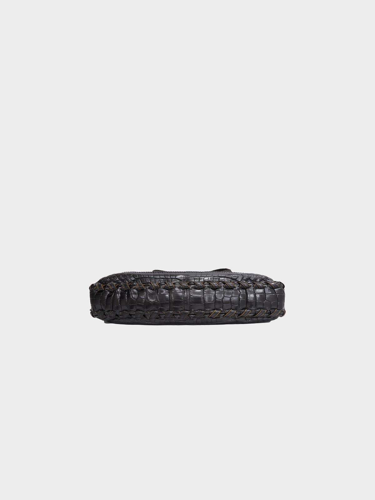 Gucci 2011 1921 Collection Black Crocodile Leather Bag