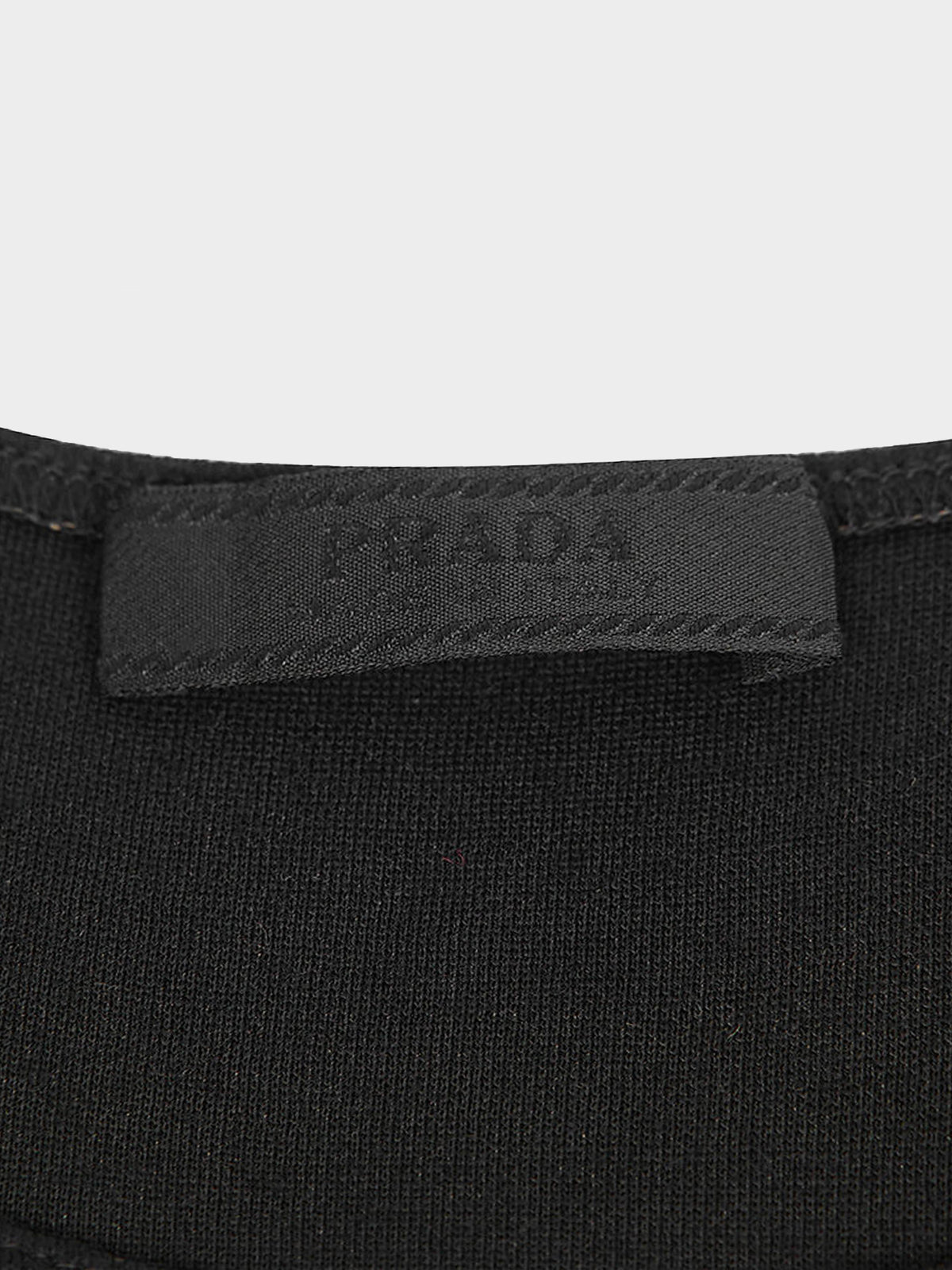 Prada FW 2000 Dark Brown Wool Blend Top