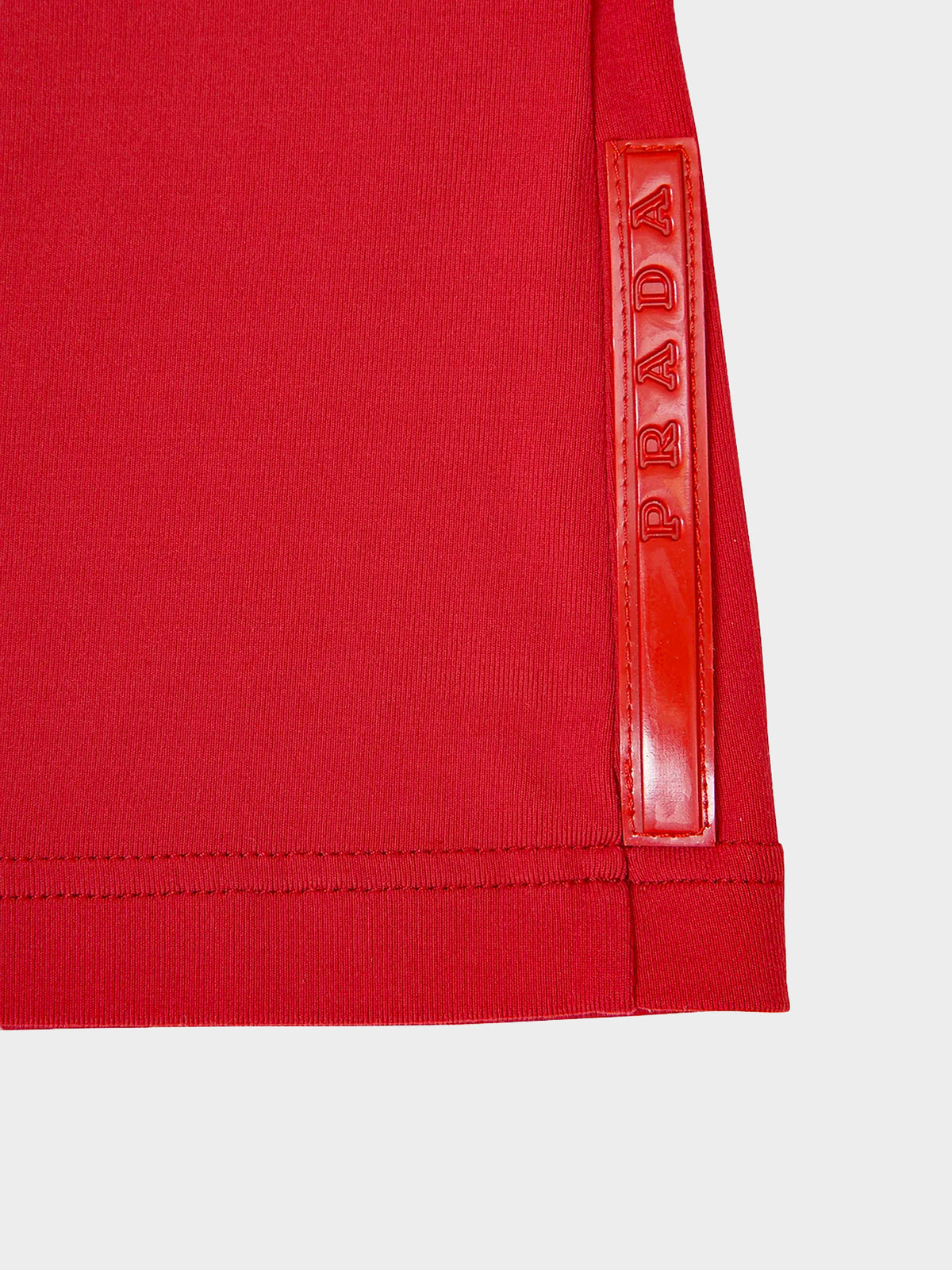 Prada Linea Rossa SS 1999 Red Pocket Tank Top