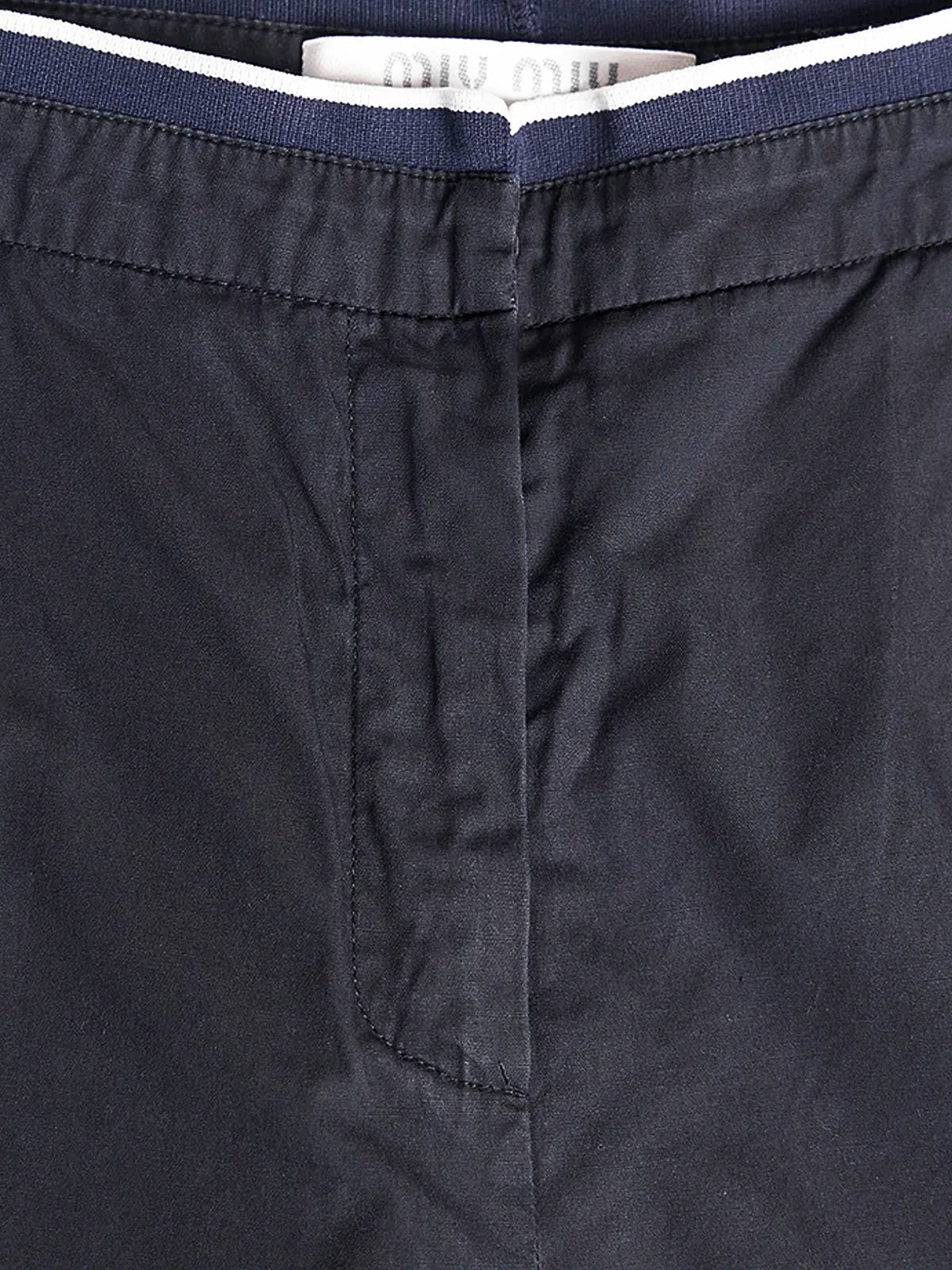 Miu Miu SS 2000 Black Tipped Trims Pants