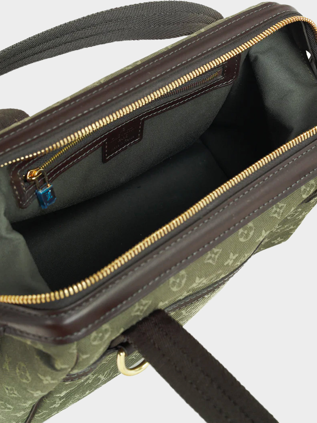 Louis Vuitton 2003 Khaki Mini Lin Canvas Josephine PM Bag