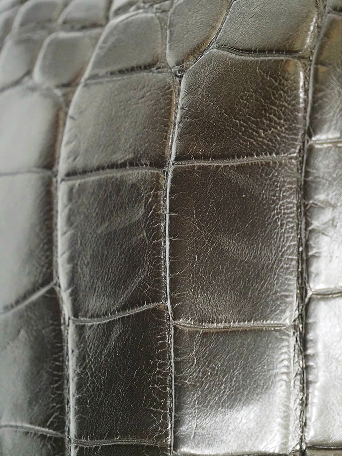 Gucci 2011 1921 Collection Black Crocodile Leather Bag