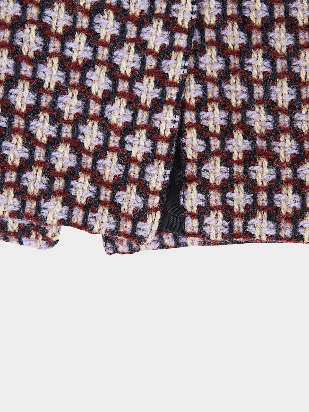 Miu Miu SS 2000 Virgin Wool Check Top and Skirt Set