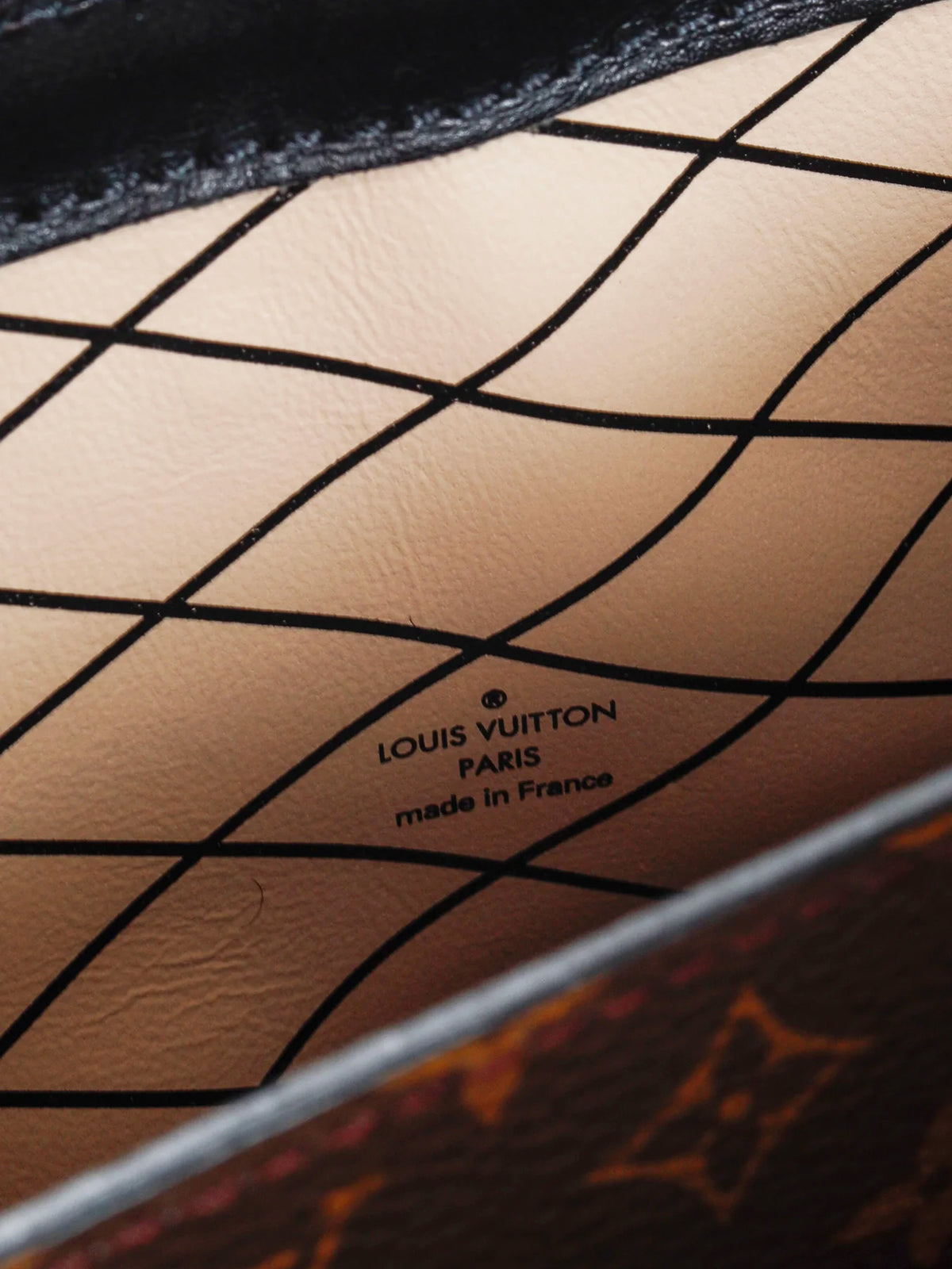 Louis Vuitton 2019 Reverse Monogram Coated Canvas Trunk Clutch