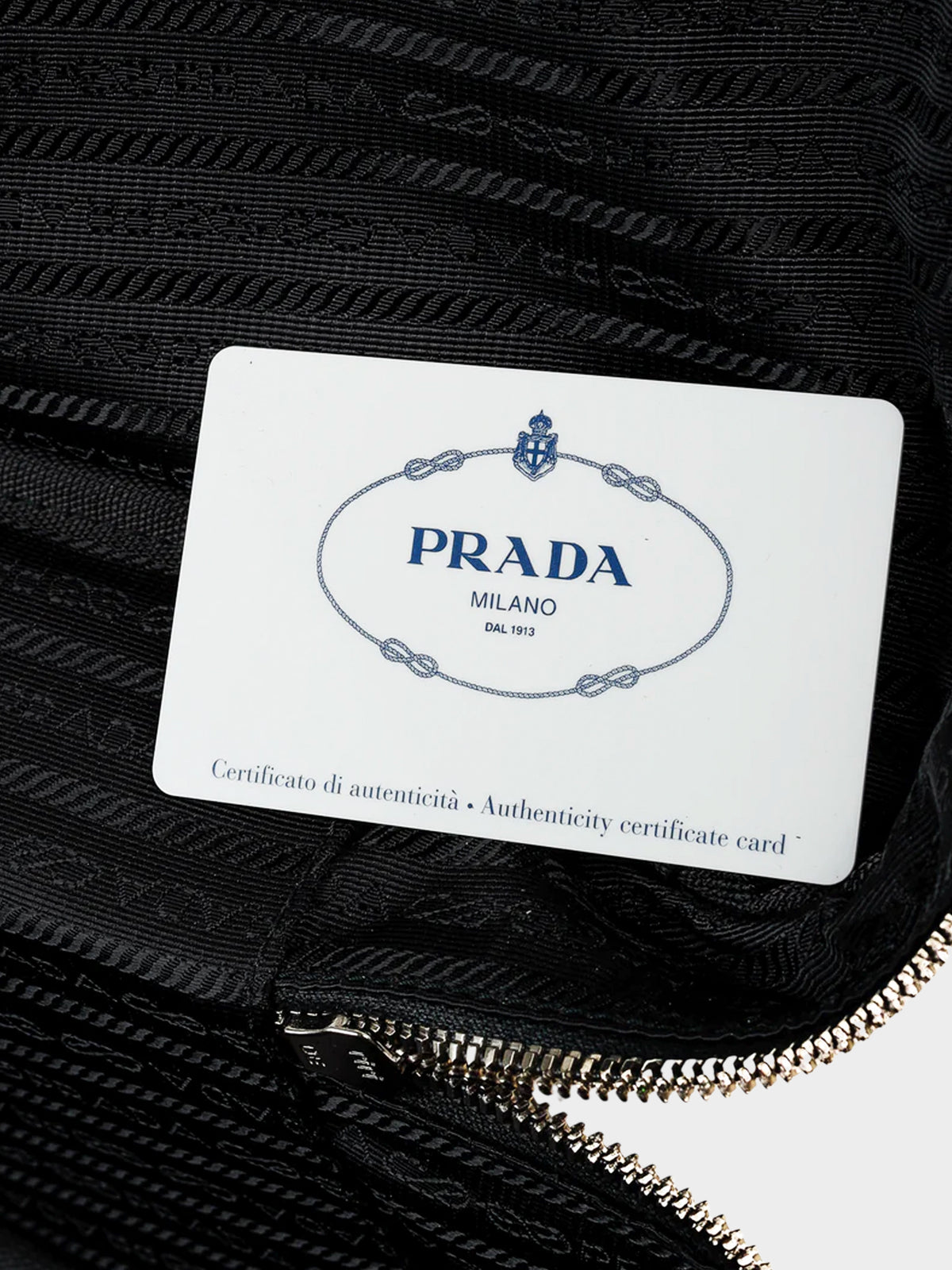 Prada AW 2016 Black Saffiano Leather and Nylon Animal Kingdom Suitcase