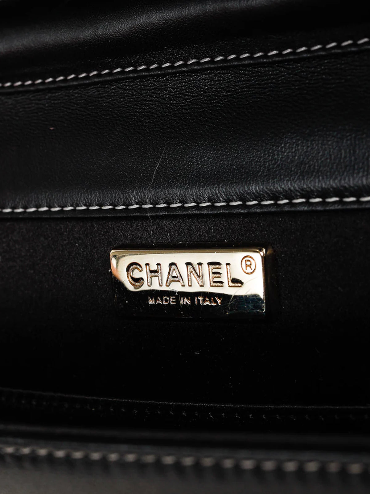 Chanel Cruise 2017 Beige and Black Leather Patchwork CC Flap Bag