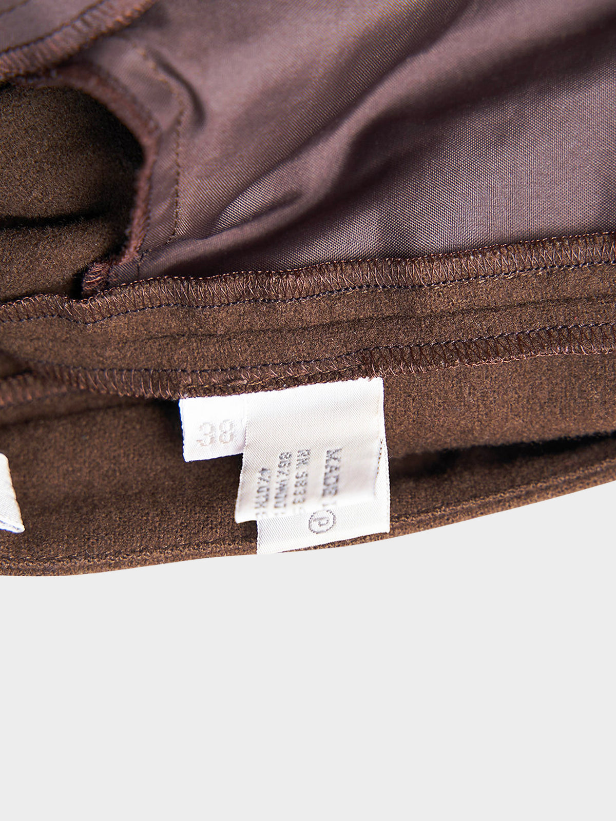 Miu Miu FW 1999 Brown Wool Top and Pants Set