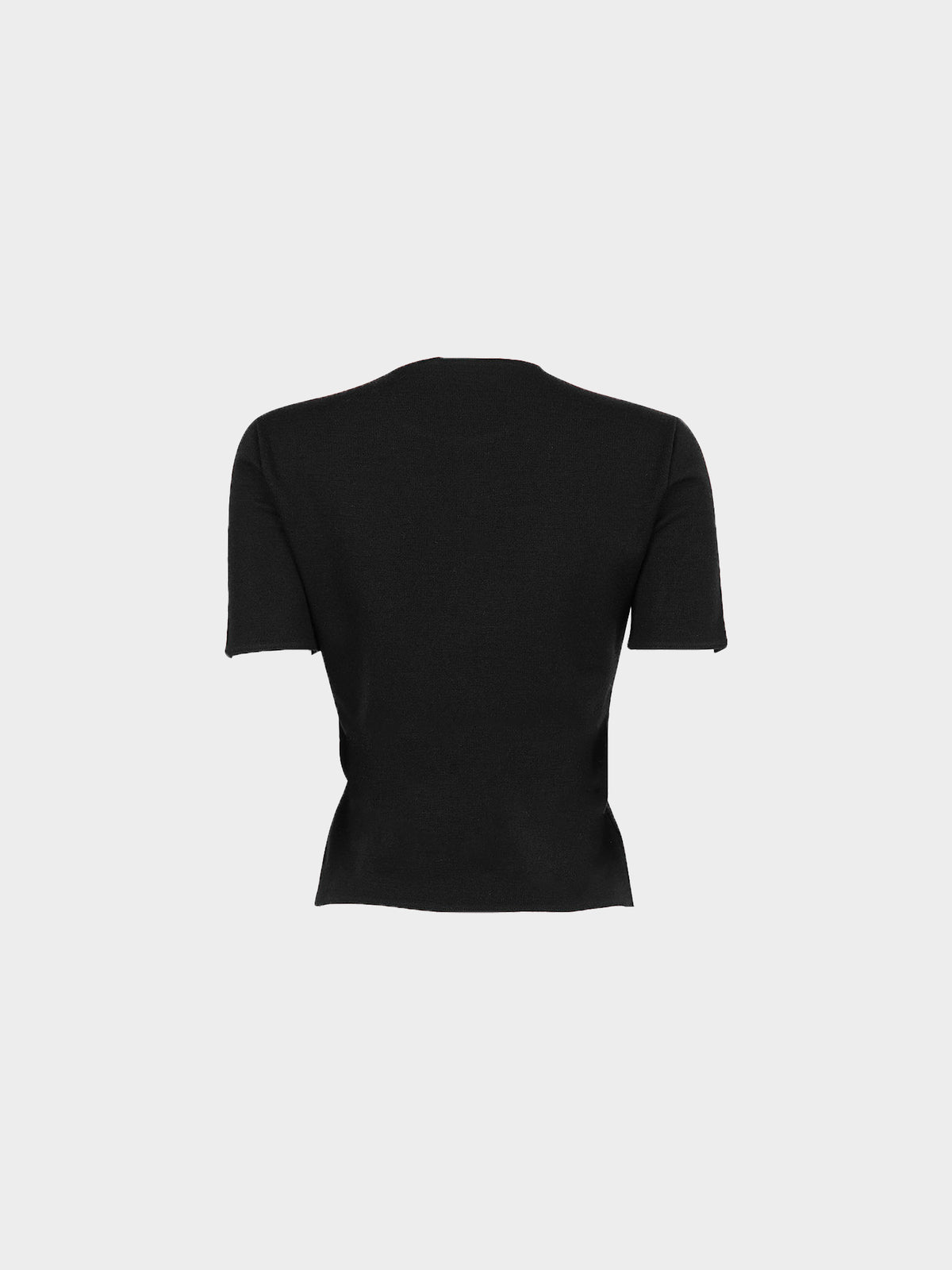 Prada FW 2000 Dark Brown Wool Blend Top