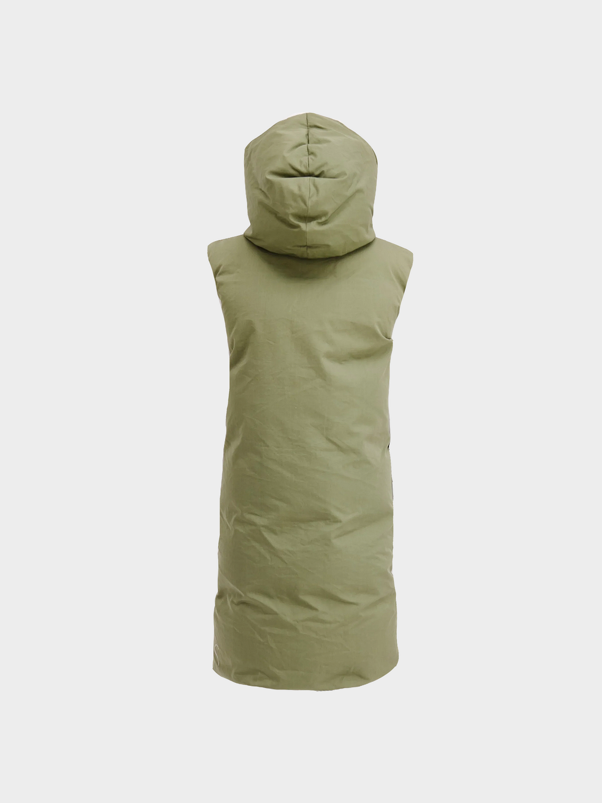 Celine by Phoebe Philo Pre-Fall 2018 Green Puffer Hooded Gilet Top