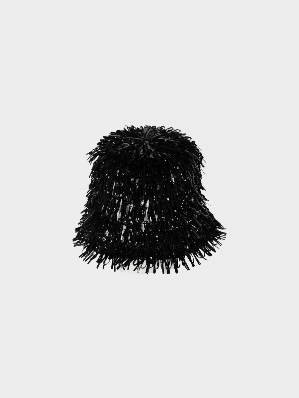 Balenciaga Resort 2014 Black Faux Patent Leather Hat