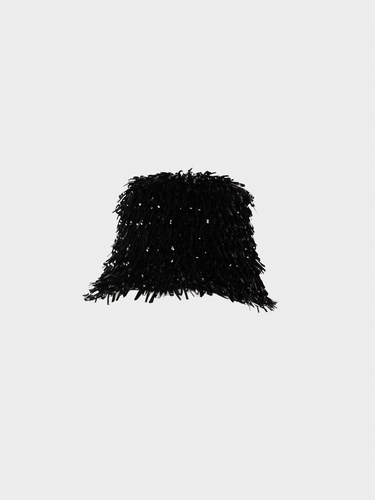 Balenciaga Resort 2014 Black Faux Patent Leather Hat