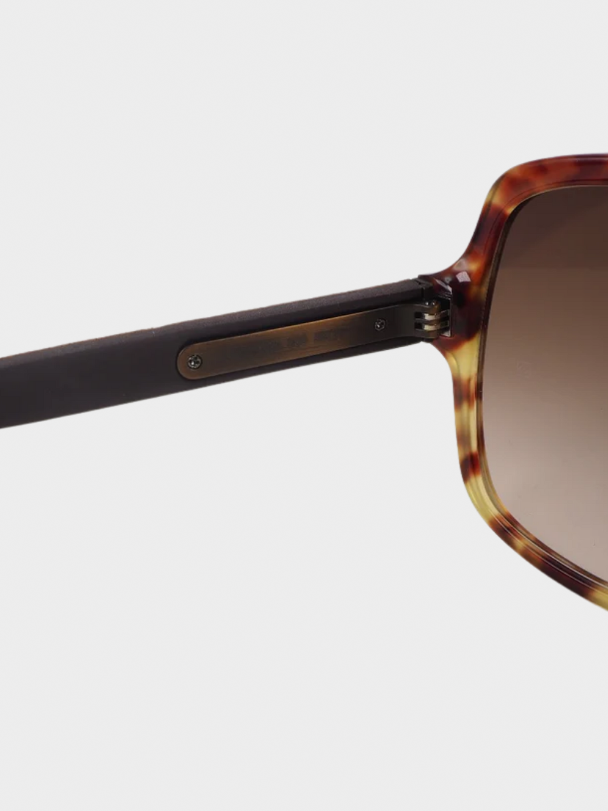 Bottega Veneta 2000s Brown Tortoiseshell Sunglasses