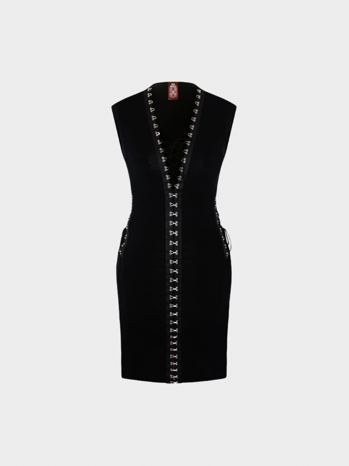 John Galliano SS 2003 Hook-and-Eye Mesh Dress