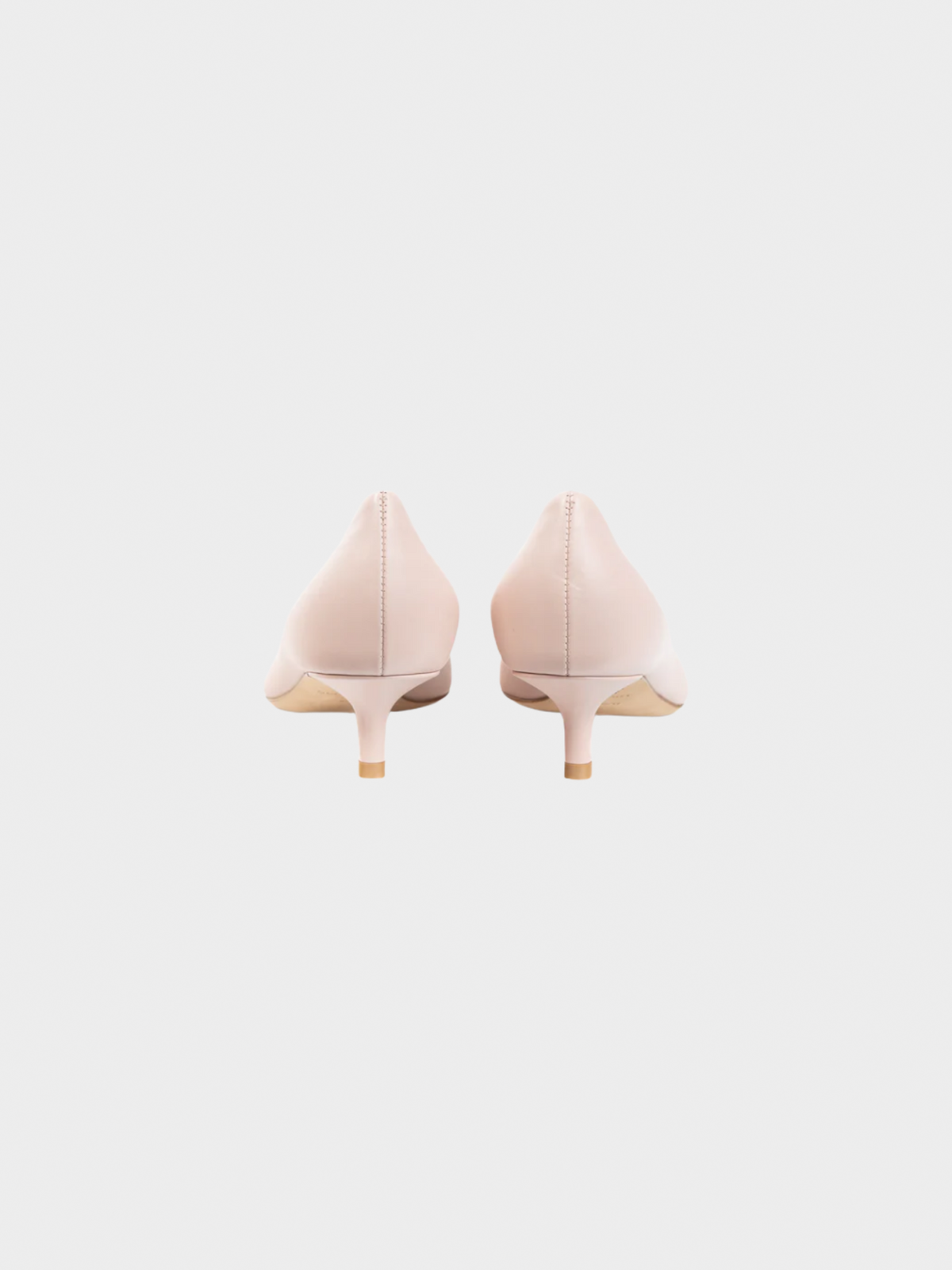 Burberry 2020s Ezra 40 Pink Leather TB-Monogram Pointed-Toe Pumps