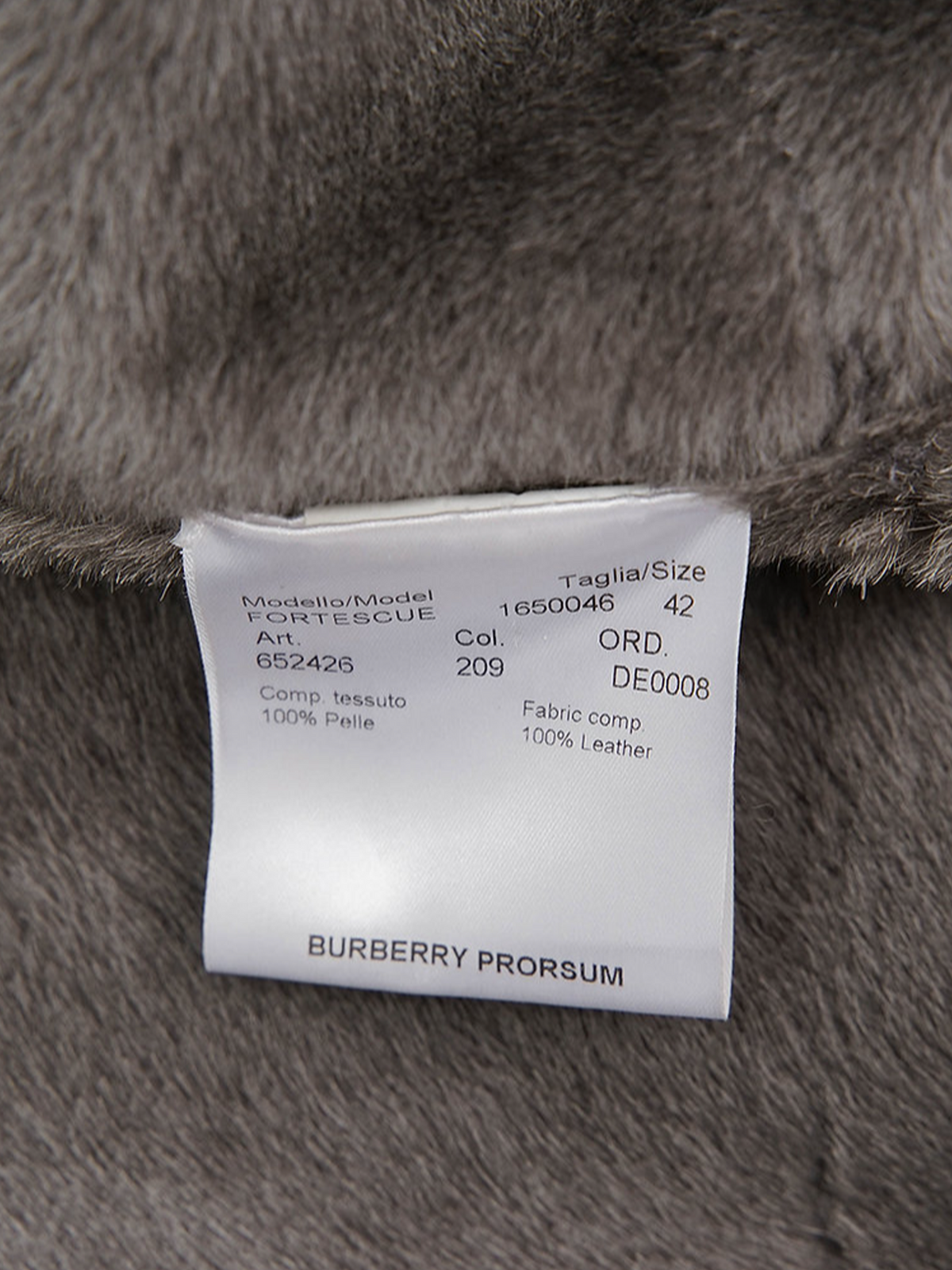 Burberry Prorsum FW 2001 Brown Two-Sided Leather Vest