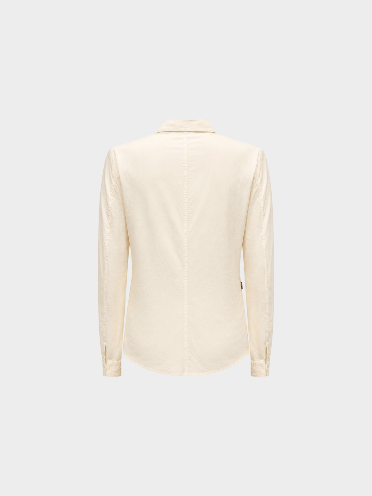 Moschino 2000s Beige Asymmetrical Buttoned Shirt