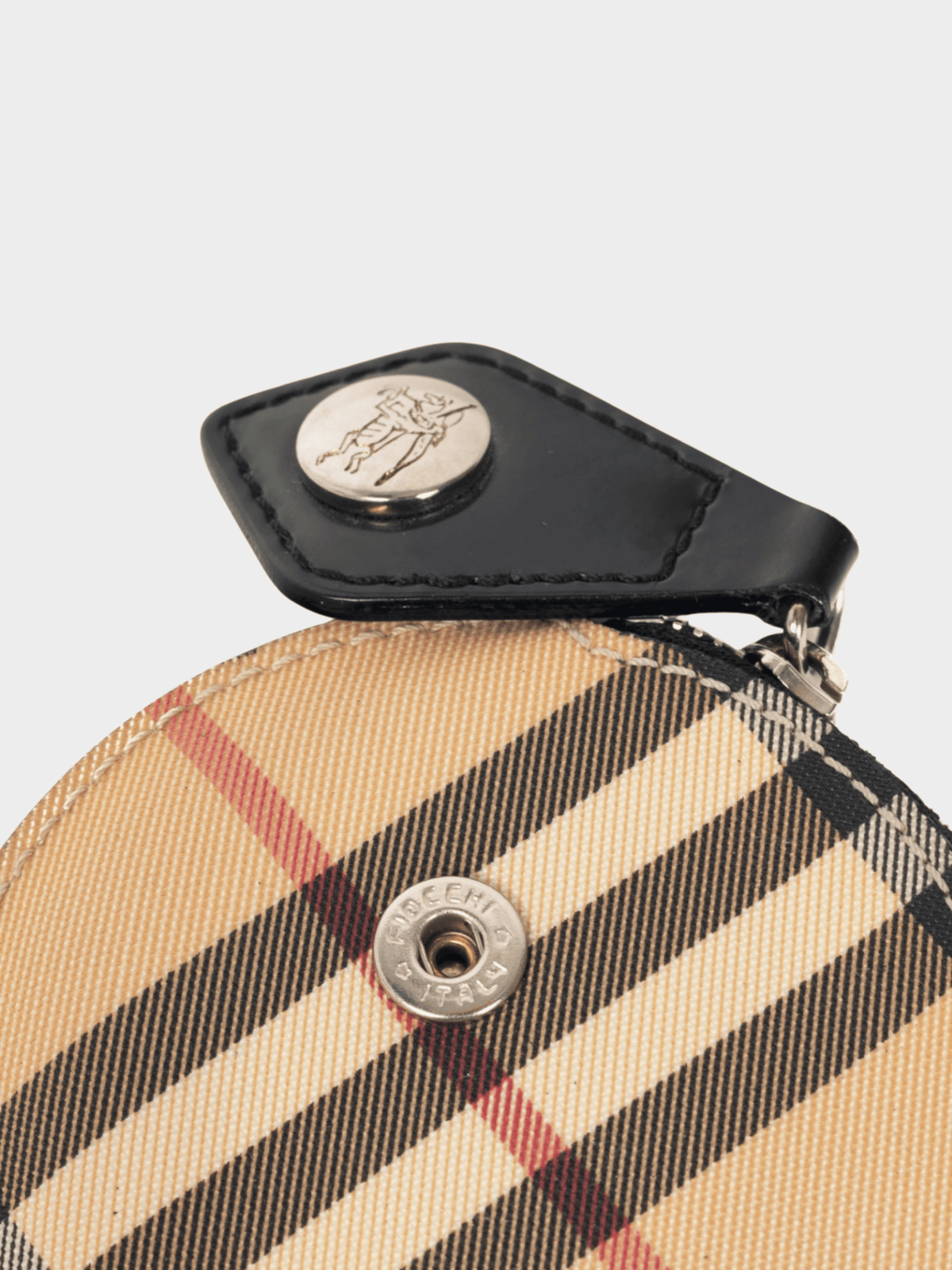 Burberry 2000s House Check Round Coin Purse