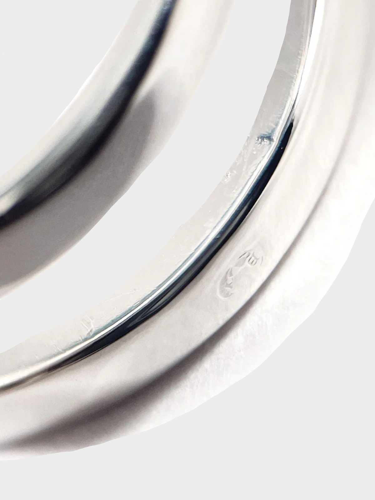 Celine 2000s Silver Macadam Ring