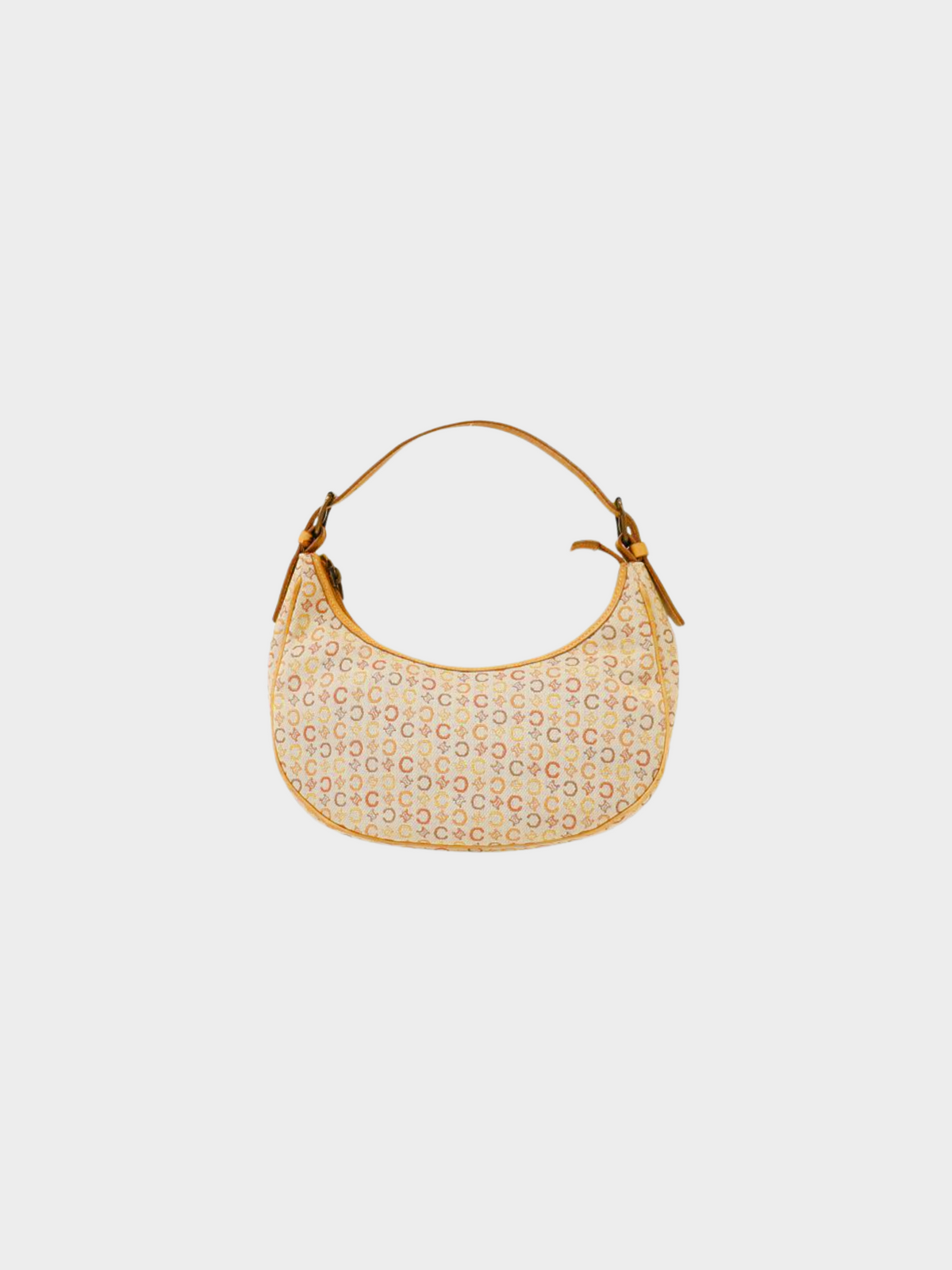 Celine 2000s Beige C Macadam One-Shoulder Bag