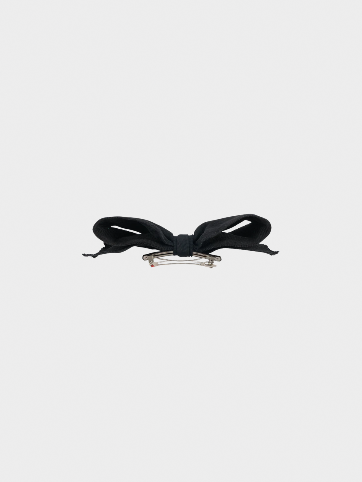 Chanel 2010s Black Bow Hair Jewelry
