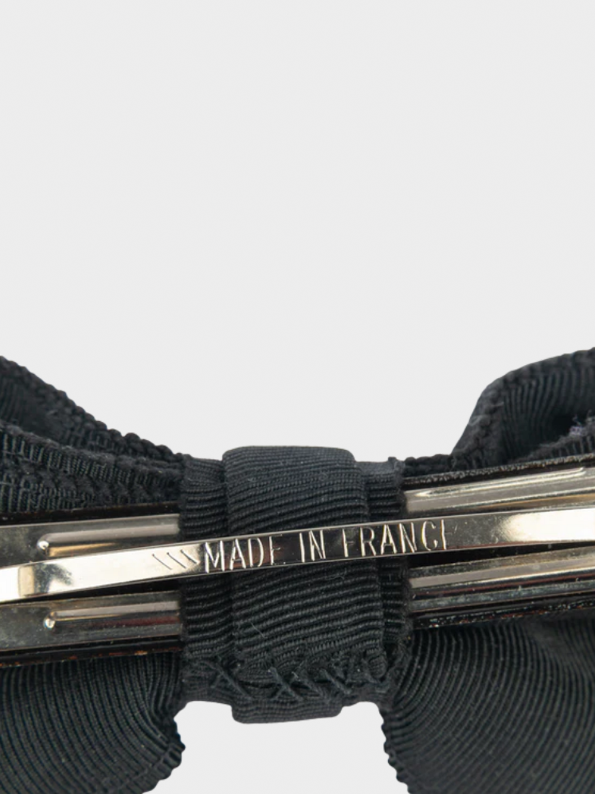 Chanel 2010s Black Bow Hair Jewelry