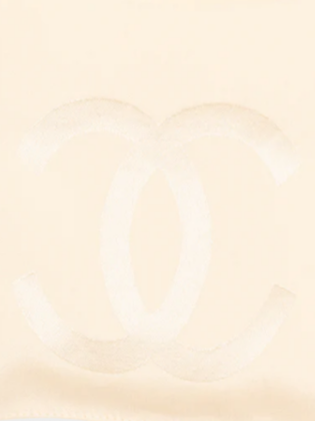 Chanel 1970s Cream Silk CC-Pocket Buttoned Blouse