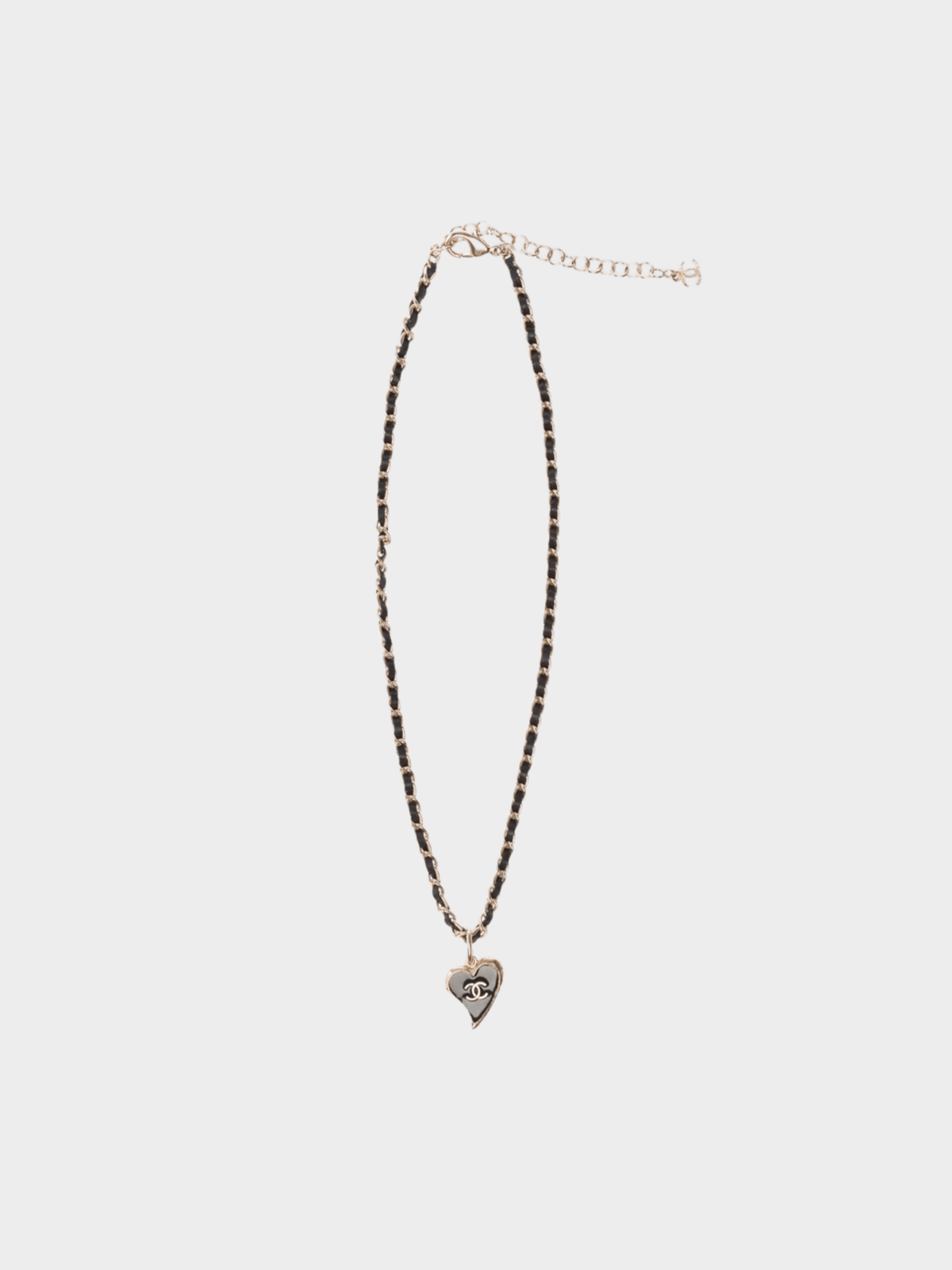 Chanel 2022 Heart Motif CC Necklace