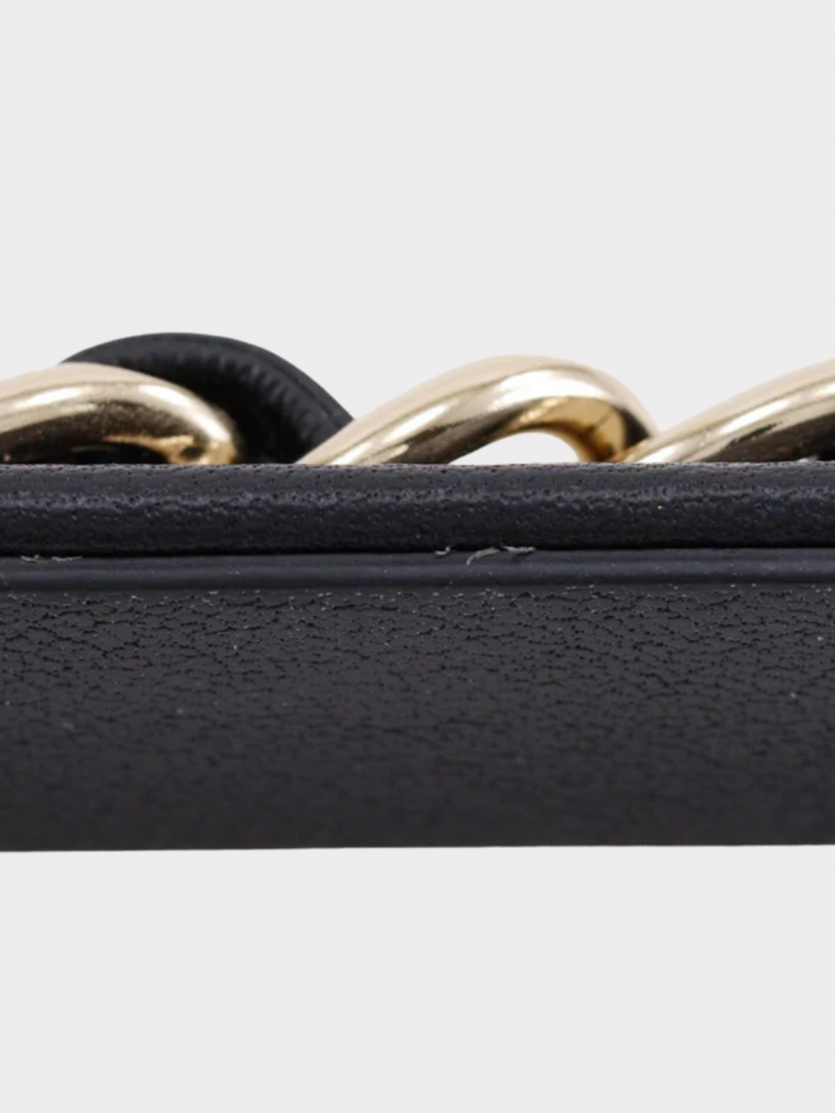 Chanel 2010s Black CC Chainlink Headband