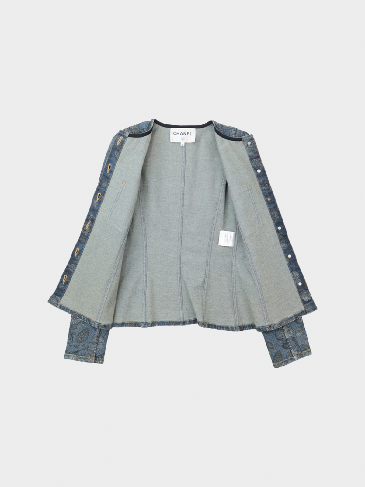 Chanel 2021  Blue Le Château des Dames Denim Jacket