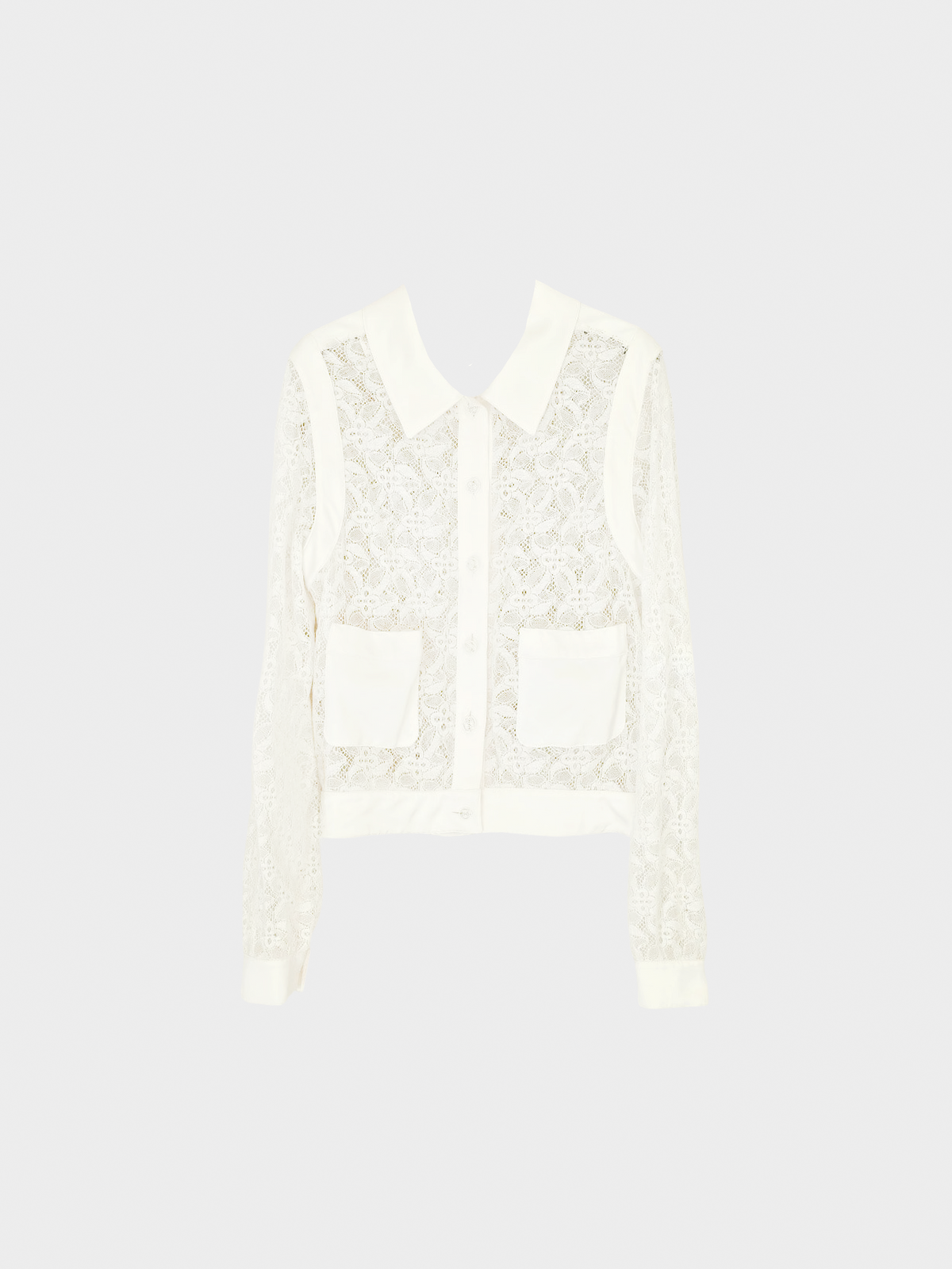 Chanel Cruise 2007 White Lace Cardigan