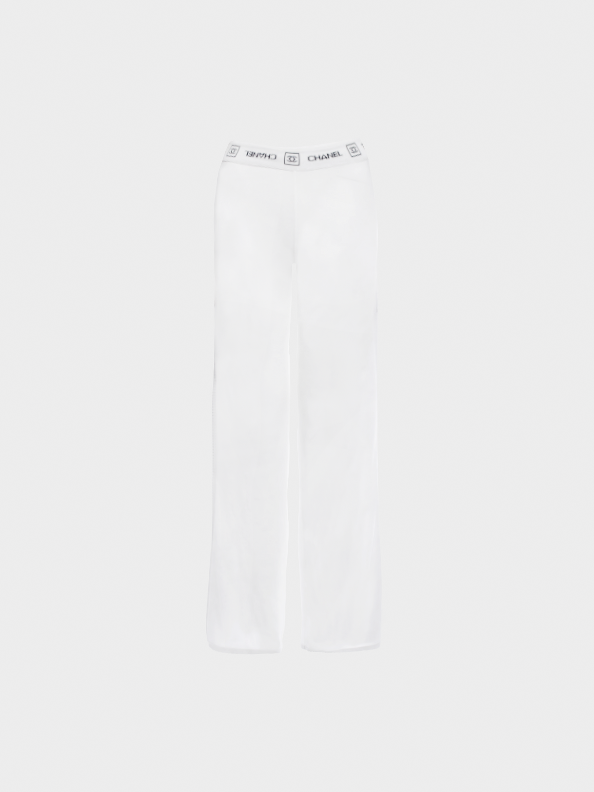 Chanel Cruise 2007 White Mesh Sweatpants