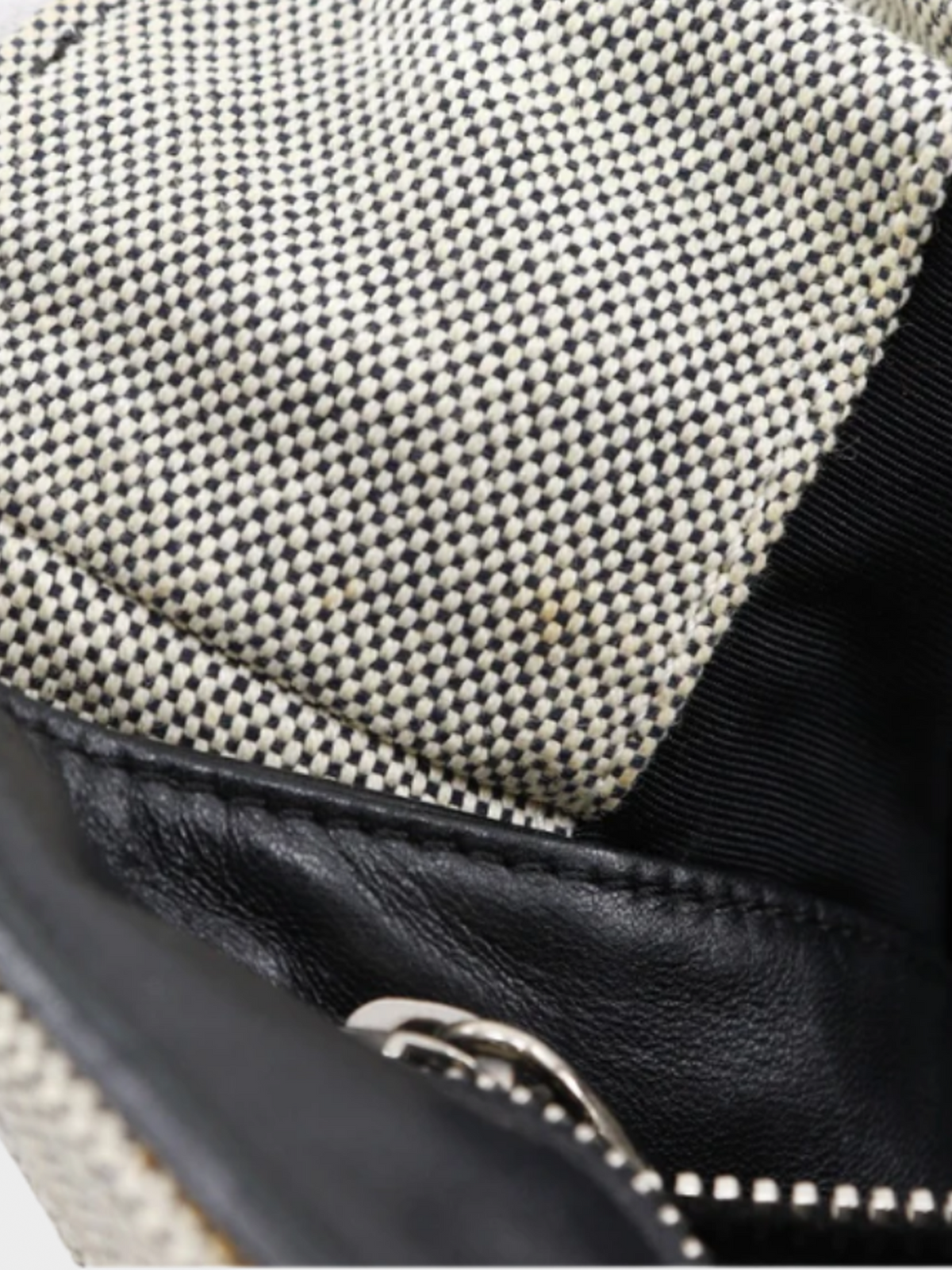 Chanel 2005-2006 Grey Camellia No. 5 Choco Bar Canvas Tote Bag