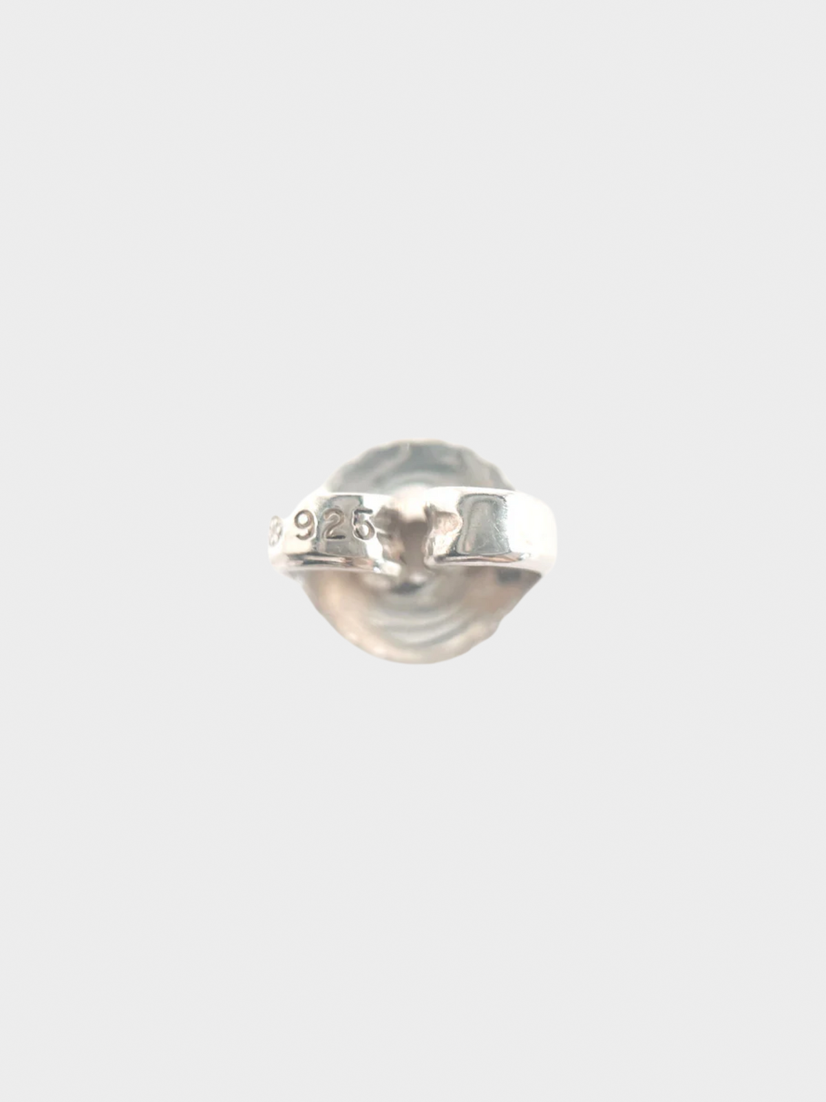 Chanel 2000s Silver Oval Drop Earrings