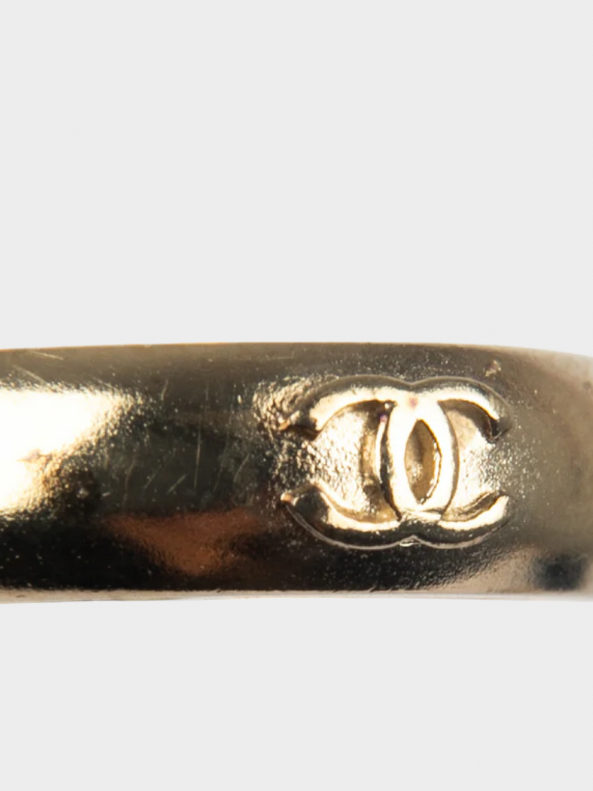 Chanel 2016 Gold Insect Rhinestone Ring