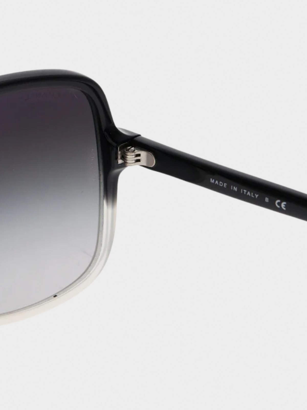 Chanel 2000s Coco Black Gradient Sunglasses