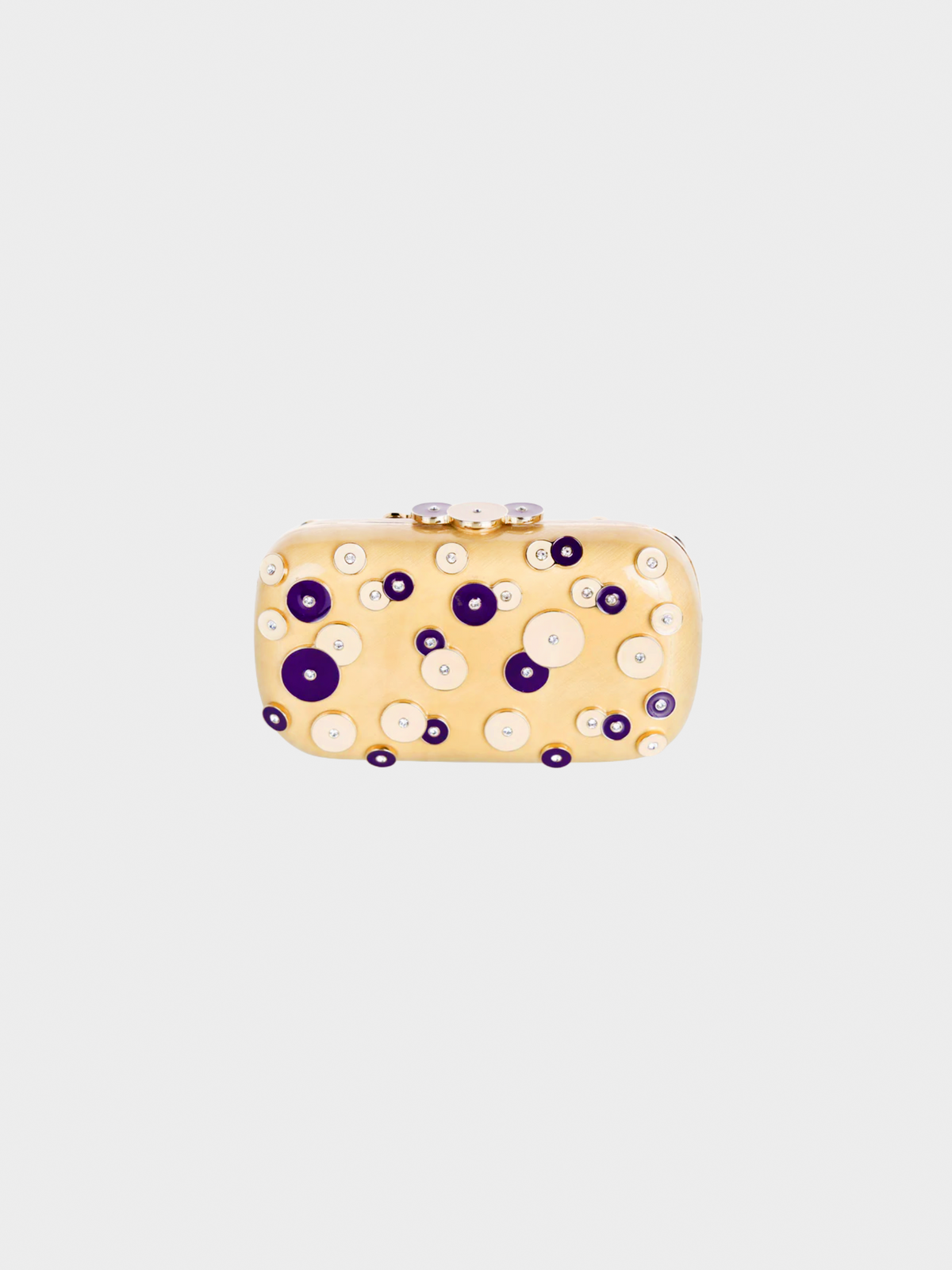 Yves Saint Laurent by Tom Ford 2000s Gold Enamel Clutch Bag