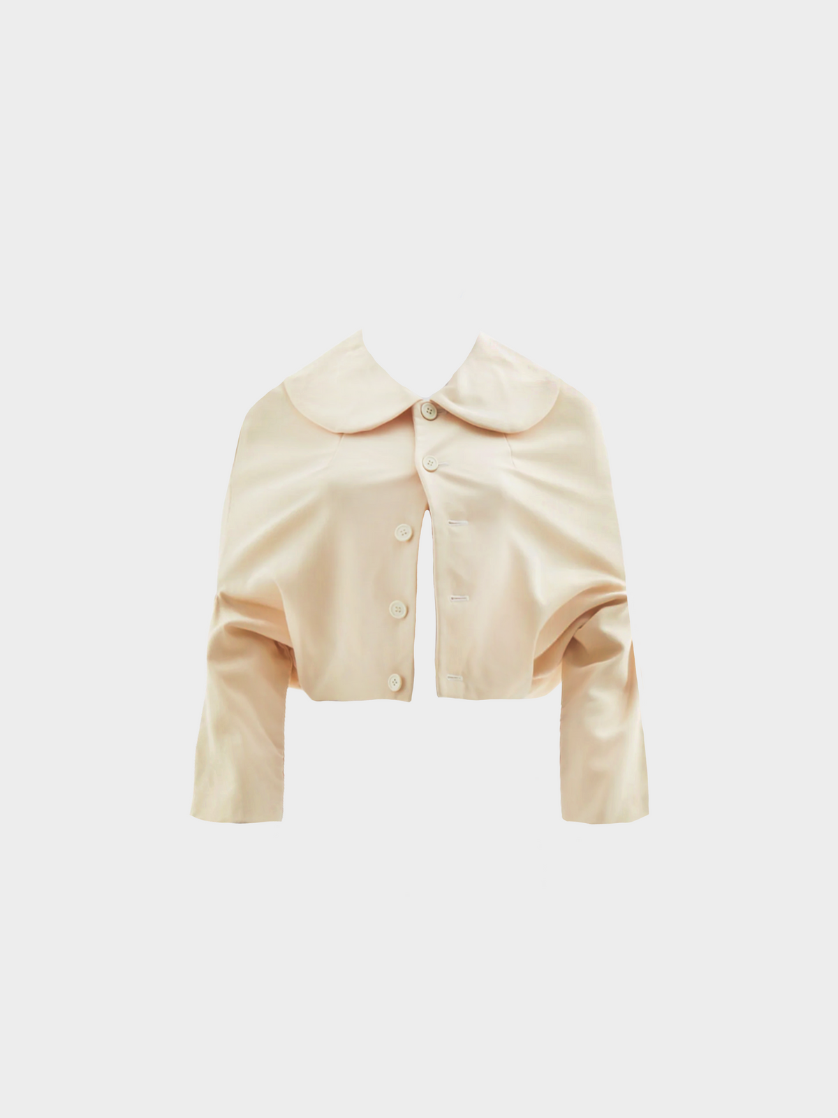 Comme des Garçons FW 2005 Beige “Broken Bride” Wedding Blazer