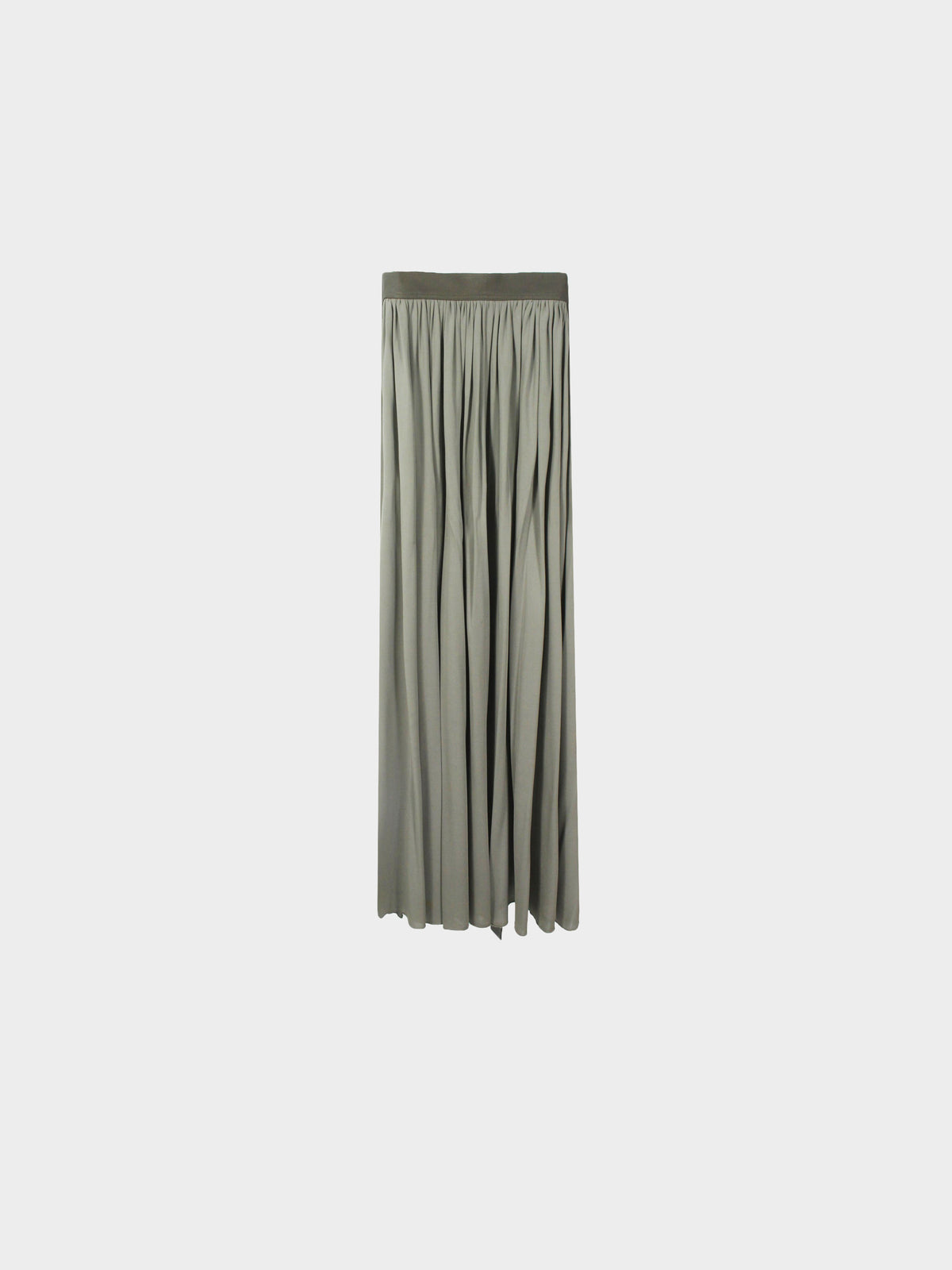 Céline by Phoebe Philo 2000s Gray Pleated Skirt