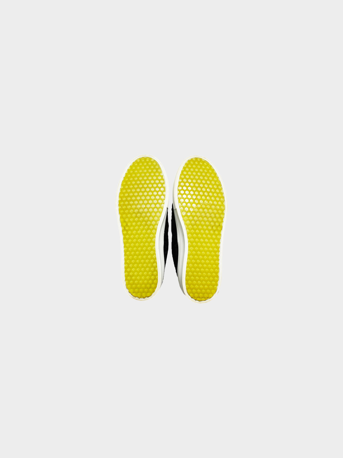 Céline by Phoebe Philo 2010s Black Fur Slip-Ons