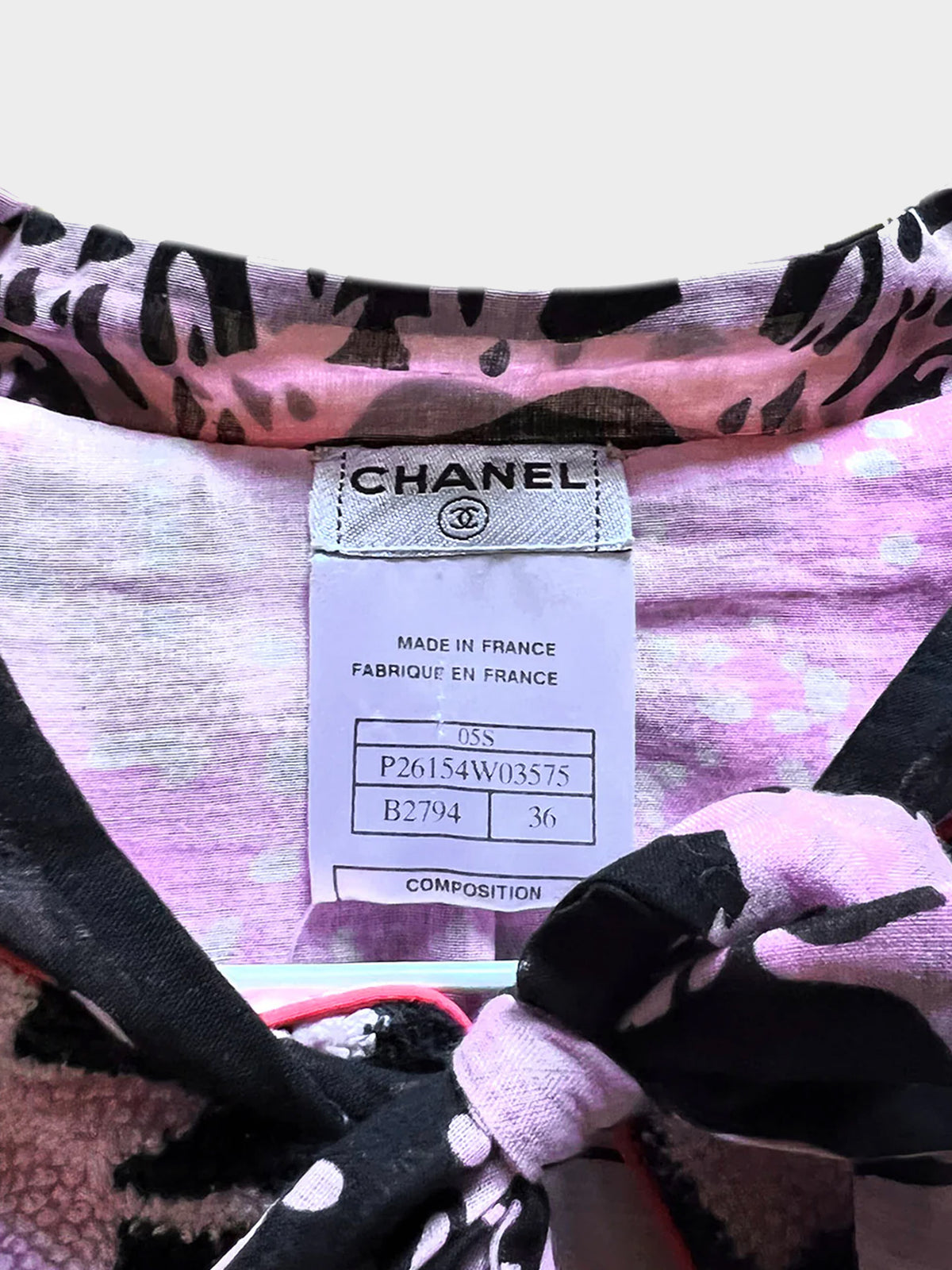 Chanel SS 2005 Karl Lagerfeld Rare Black and Pink Floral Bikini and Terrycloth Cropped Blazer Set