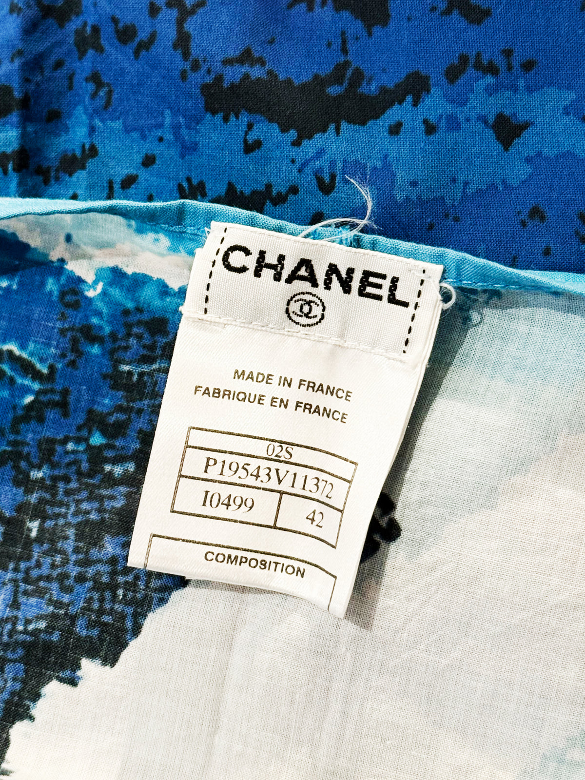 Chanel Surf SS 2002 Cotton Wrap Skirt