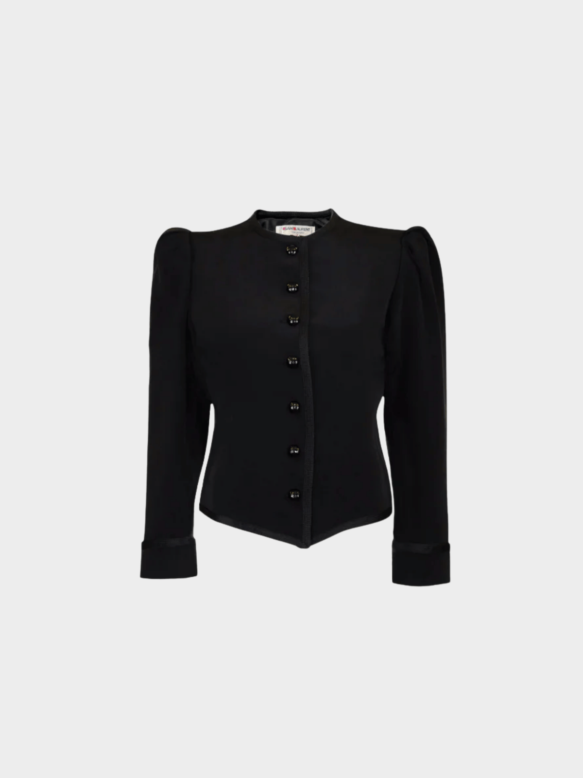 Yves Saint Laurent 1980s Black Cordé Jacket