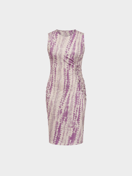 Gianni Versace SS 1999 Purple Tie Dye Dress