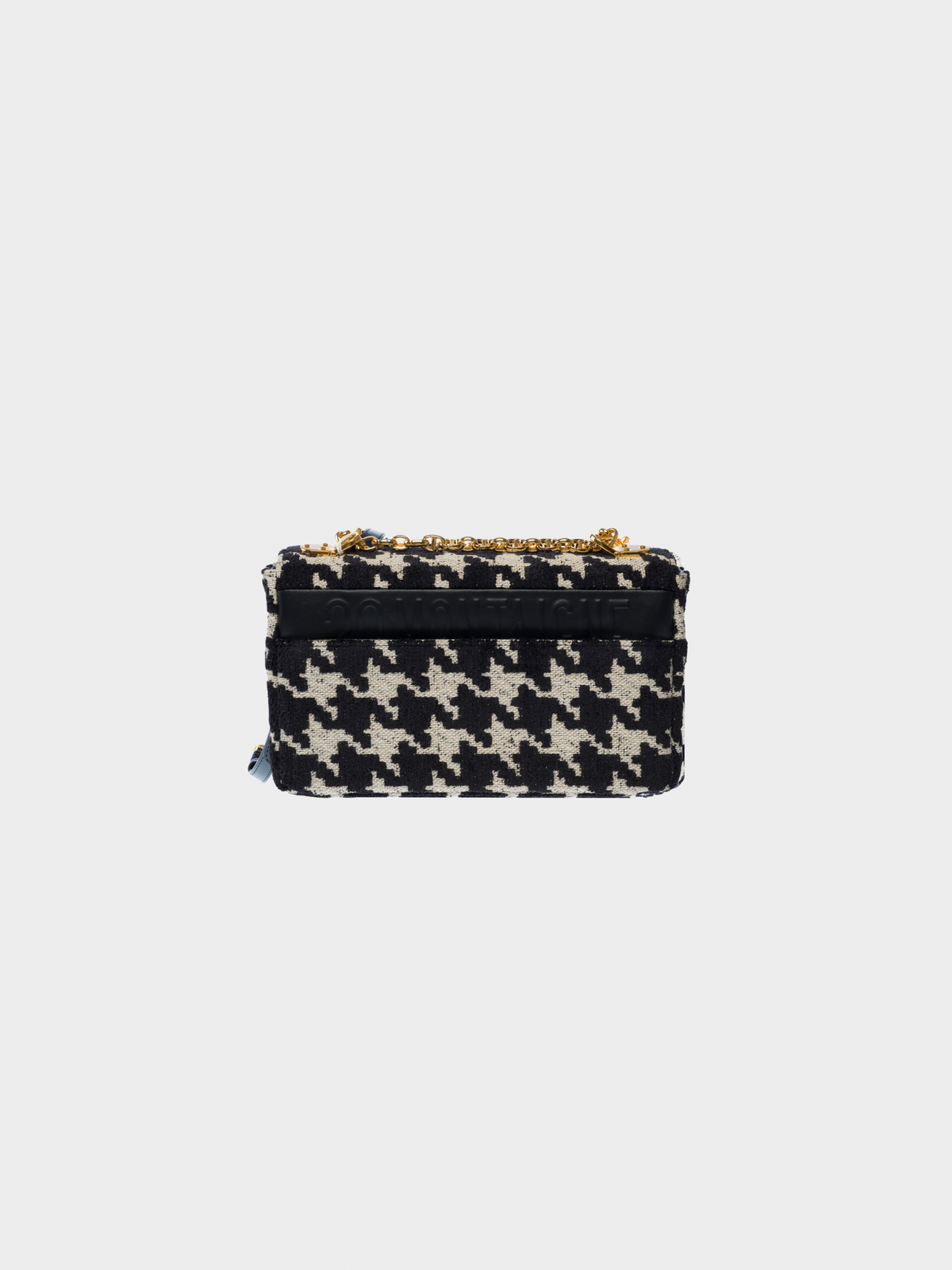 Christian Dior 2021 Medium Houndstooth Caro Bag