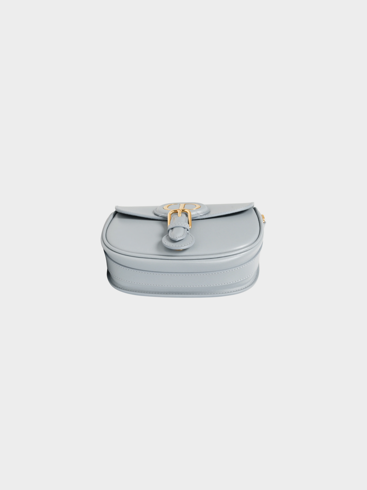 Christian Dior Cruise 2020 Bobby Blue Calfskin Leather Crossbody Bag