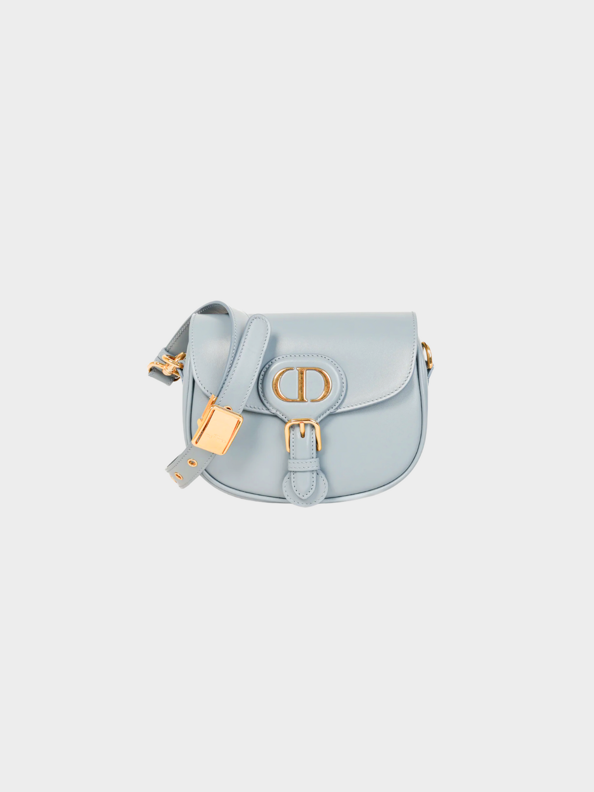 Christian Dior Cruise 2020 Bobby Blue Calfskin Leather Crossbody Bag