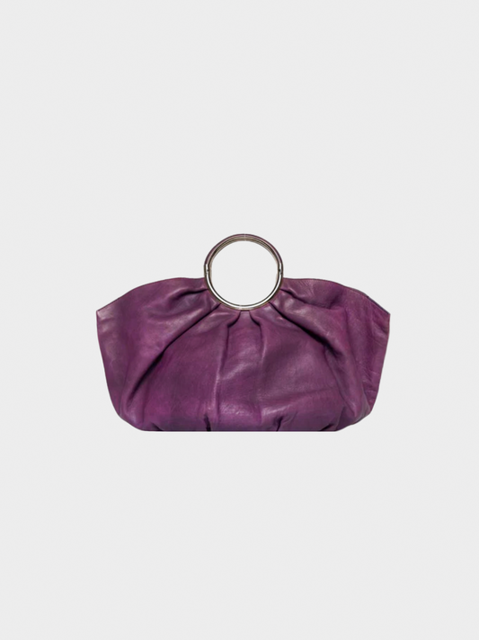 Christian Dior 2008 Purple Leather Babe Bag