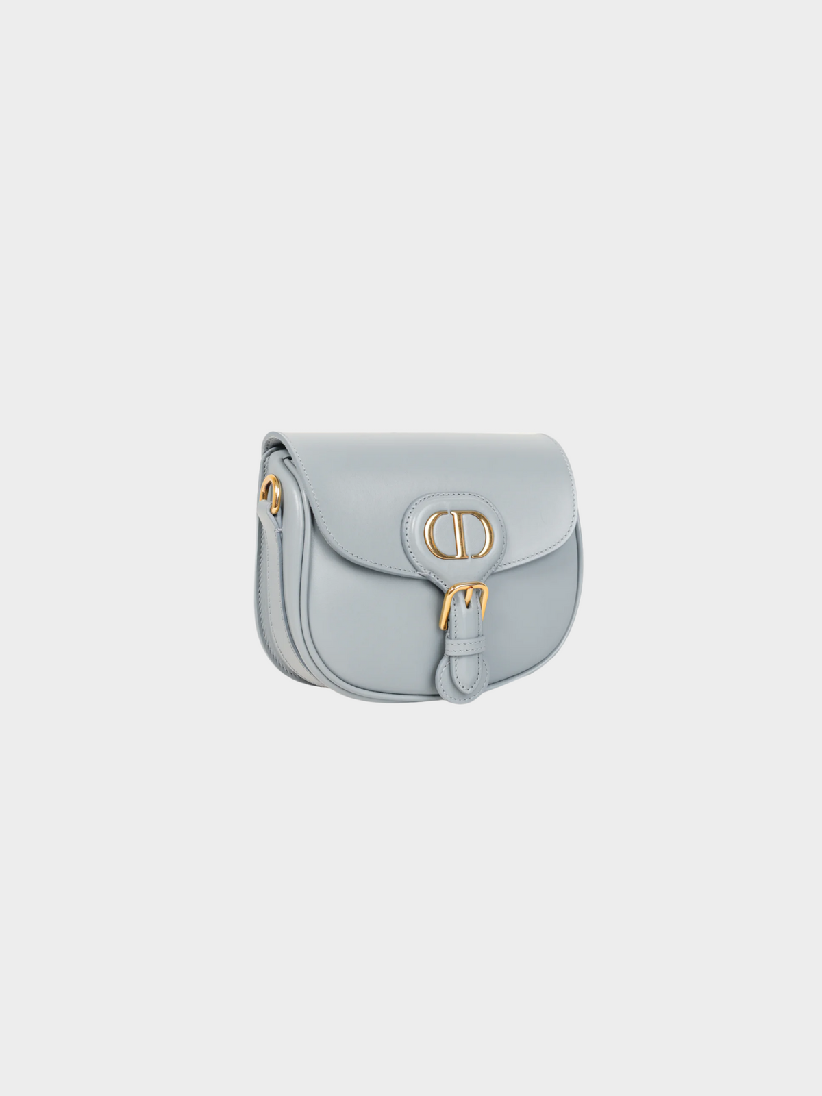 Christian Dior Cruise 2020 Bobby Blue Calfskin Leather Crossbody Bag